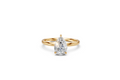 Pear-Cut Solitaire Ring
