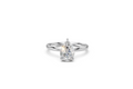 Pear-Cut Solitaire Ring